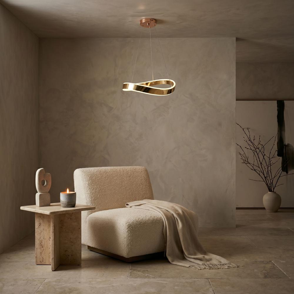 HÄNGANDE TAKLAMPA SWE064-CP 40cm GOLD