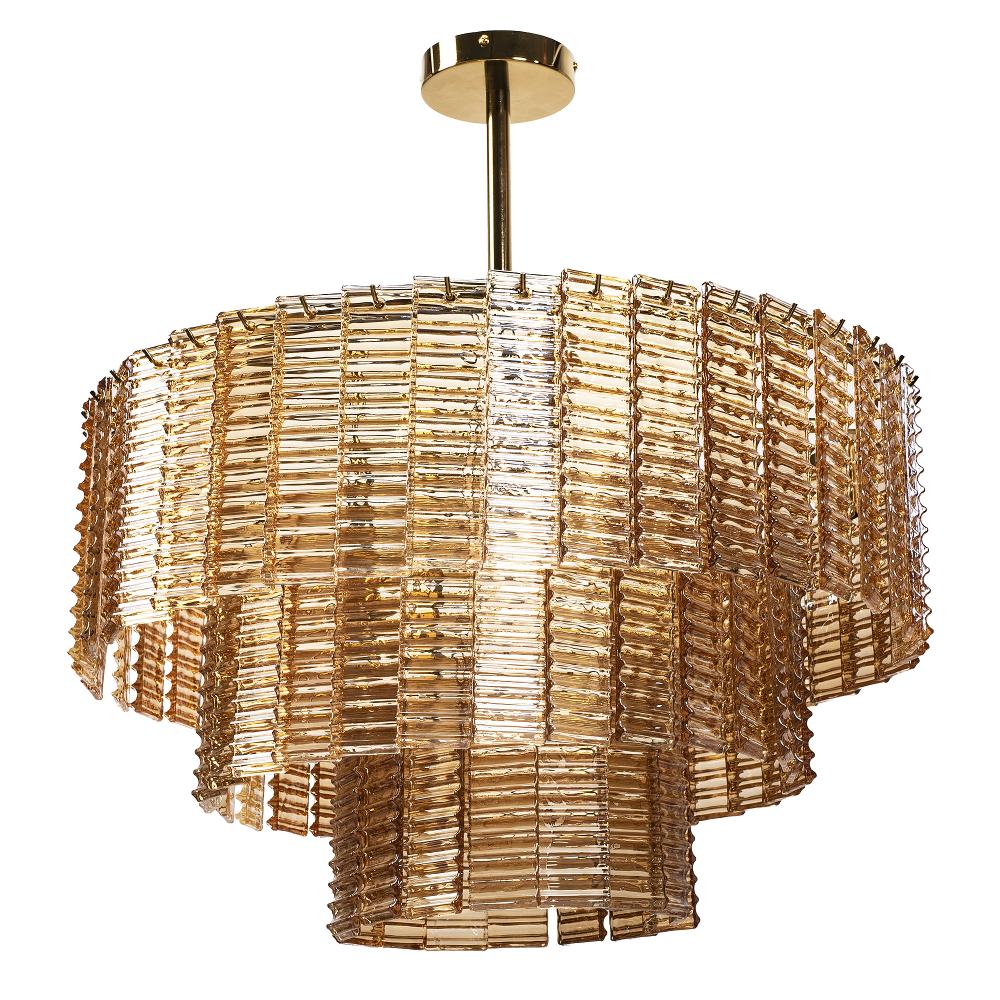 TAKLAMPA HÄNGANDE APP1677-8CP BRUN