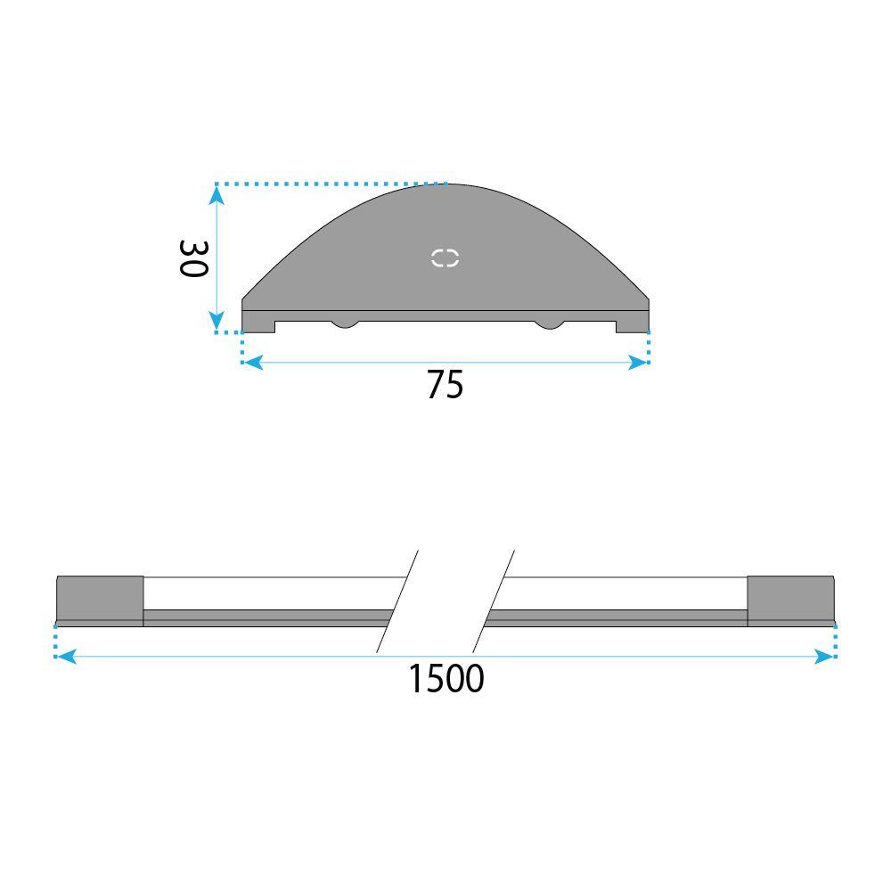 LED lampa JNH056-42N White 150 cm