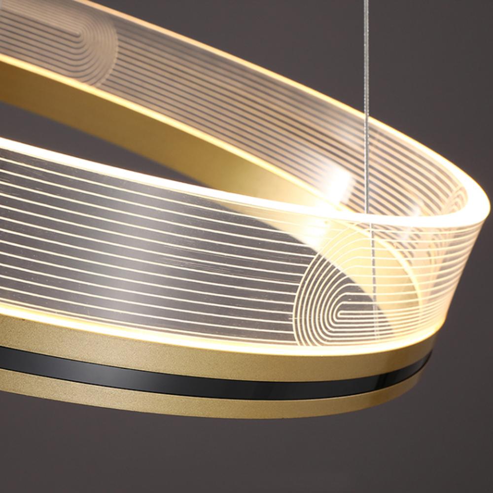 Hänglampa LED APP1190-CP Guld 60 cm