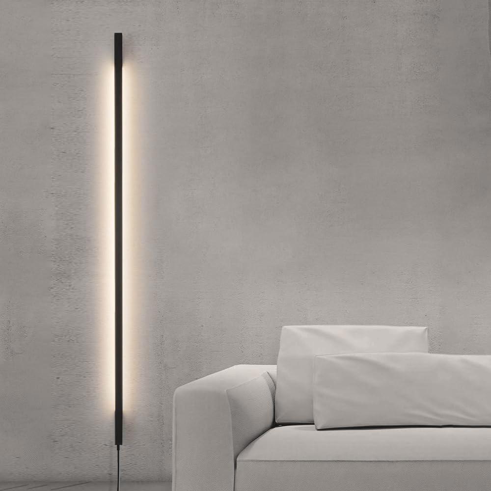 VÄGGLAMPA LED LHJ064-W 100cm SVART
