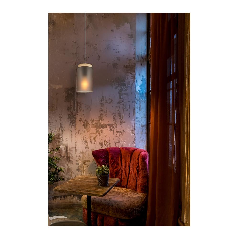 HÄNGANDE TAKLAMPA APP1810-1CP Frosted Grey