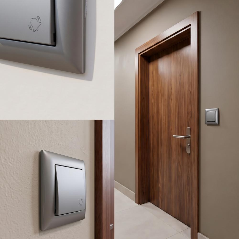 Uksekella Nupp OSTE JNH008-W GREY