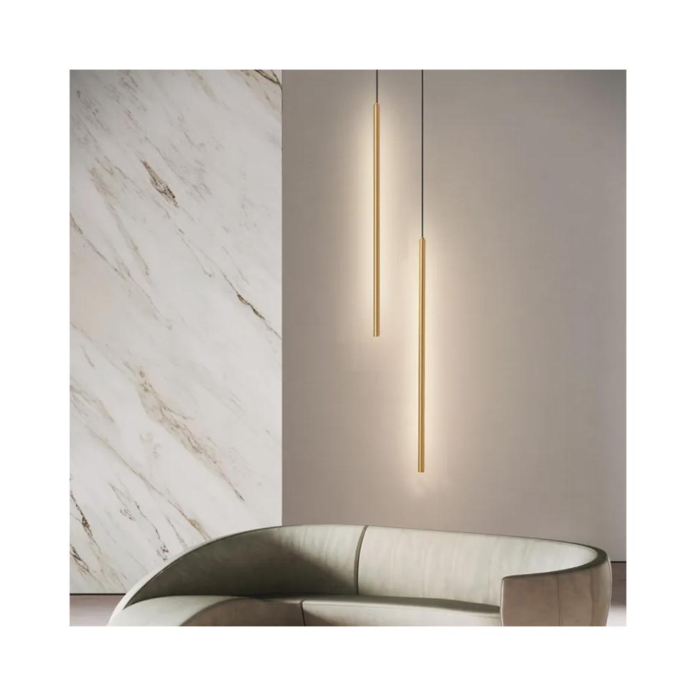 HÄNGANDE TAKLAMPA LED APP1414-C GULD 100 cm