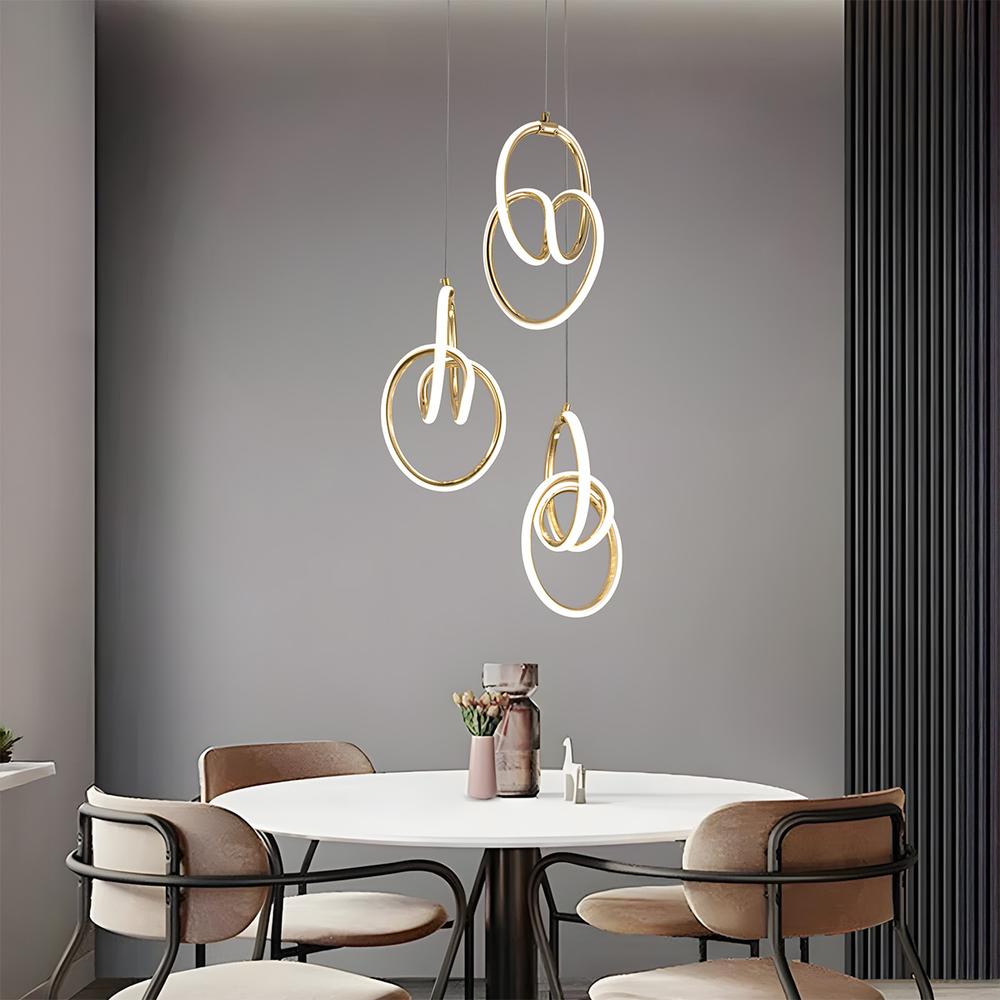 HÄNGLAMPA LED G082-3CPR Guld