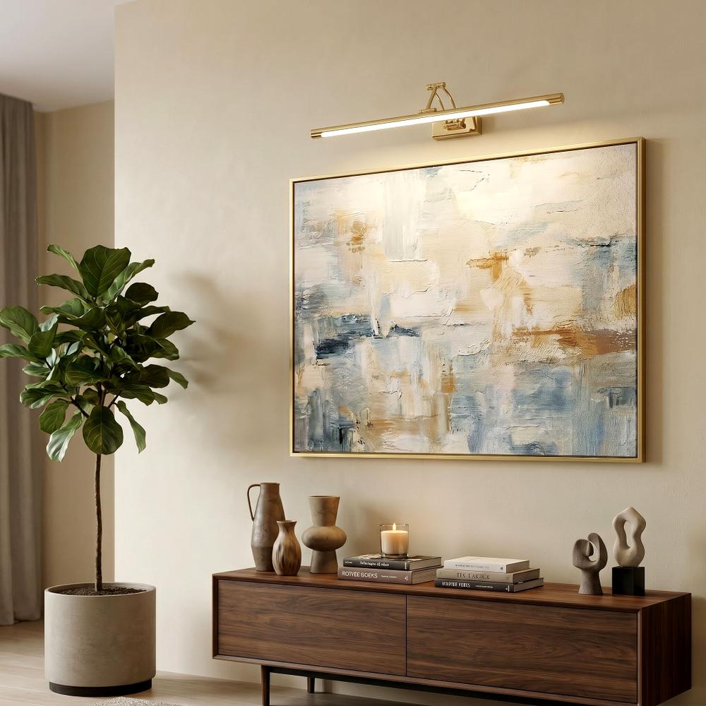 Badrum vägg LED-lampa SWE020-1W 60cm Gold