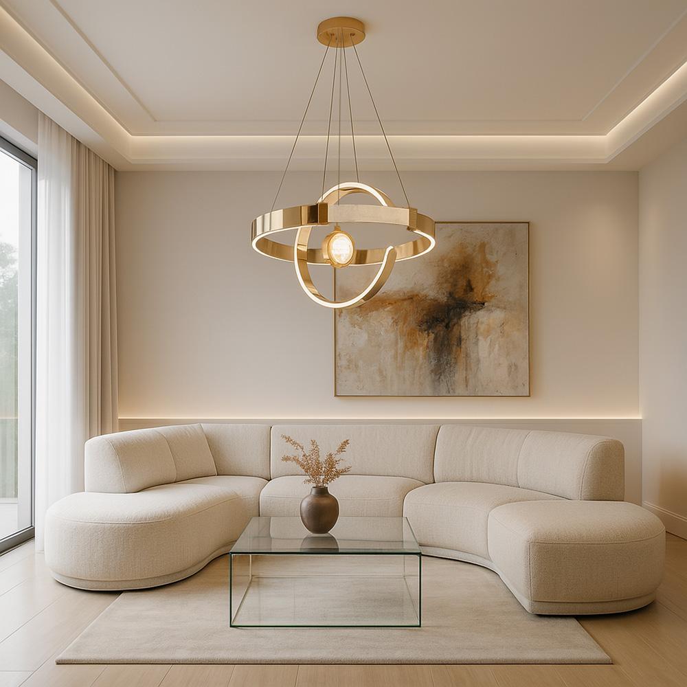 HÄNGANDE TAKLAMPA LED LHJ060-CP GULD