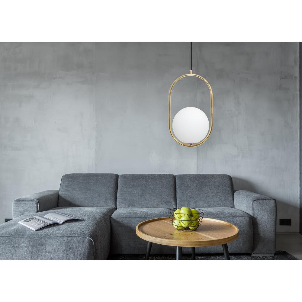 Glaspendellampa i tak med takskupa APP473-1CP Vit