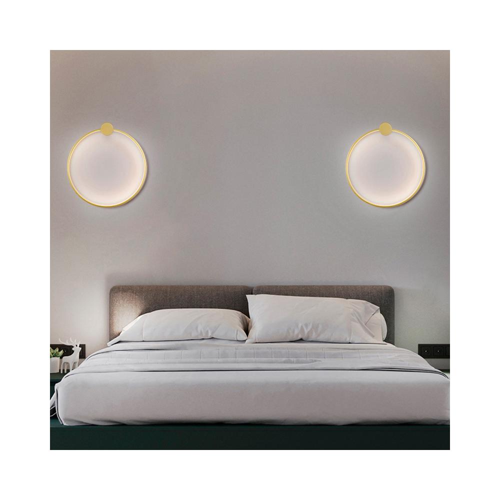 VÄGGLAMPA LED-VÄGGLAMPA APP1384-CW GULD 30 cm