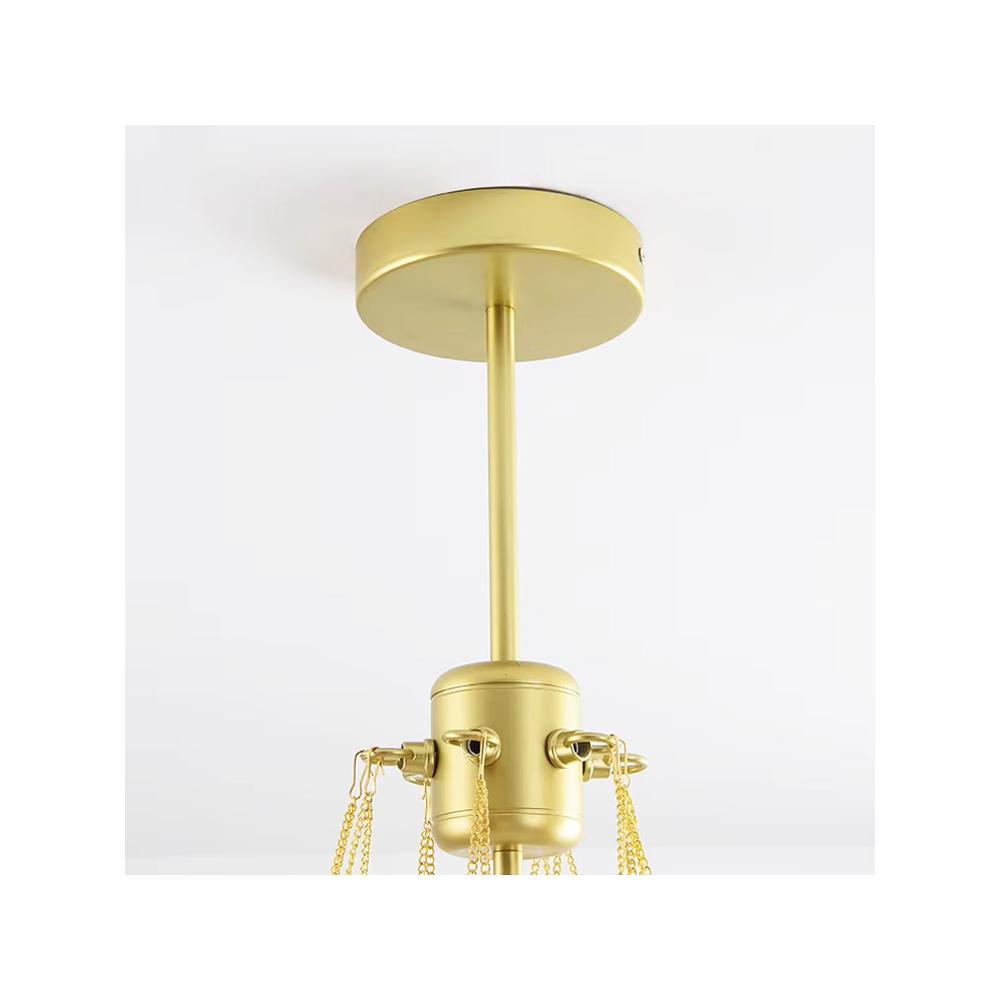 HÄNGENDE TAKLAMPA APP1688-12CP Guld