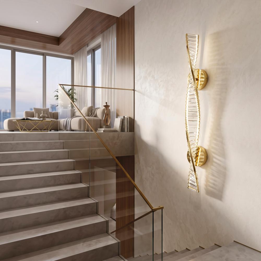 VÄGG LED-LAMPA APP1952-W 100cm GOLD
