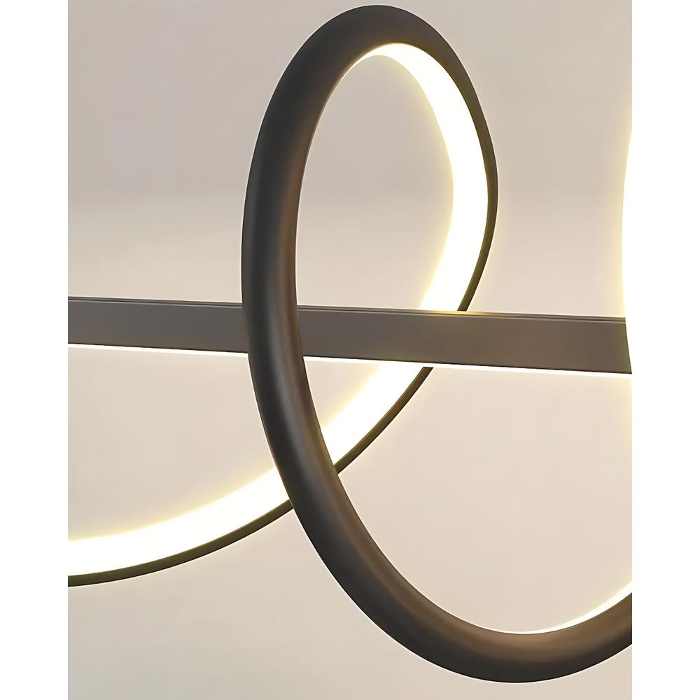 Lampa HÄNGANDE LED LHJ023-CP 120 cm SVART