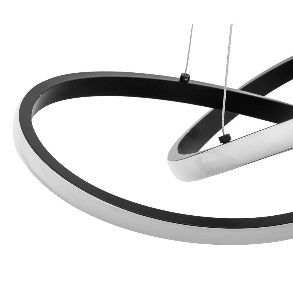Modern taklampa LED + FJÄRRKONTROLL APP814-CP Node Svart