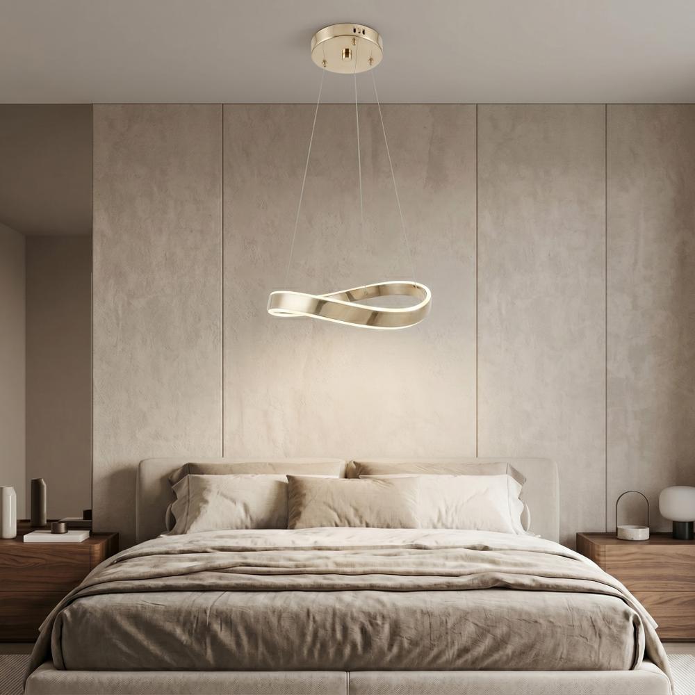 HÄNGANDE TAKLAMPA SWE066-CP 60cm GOLD
