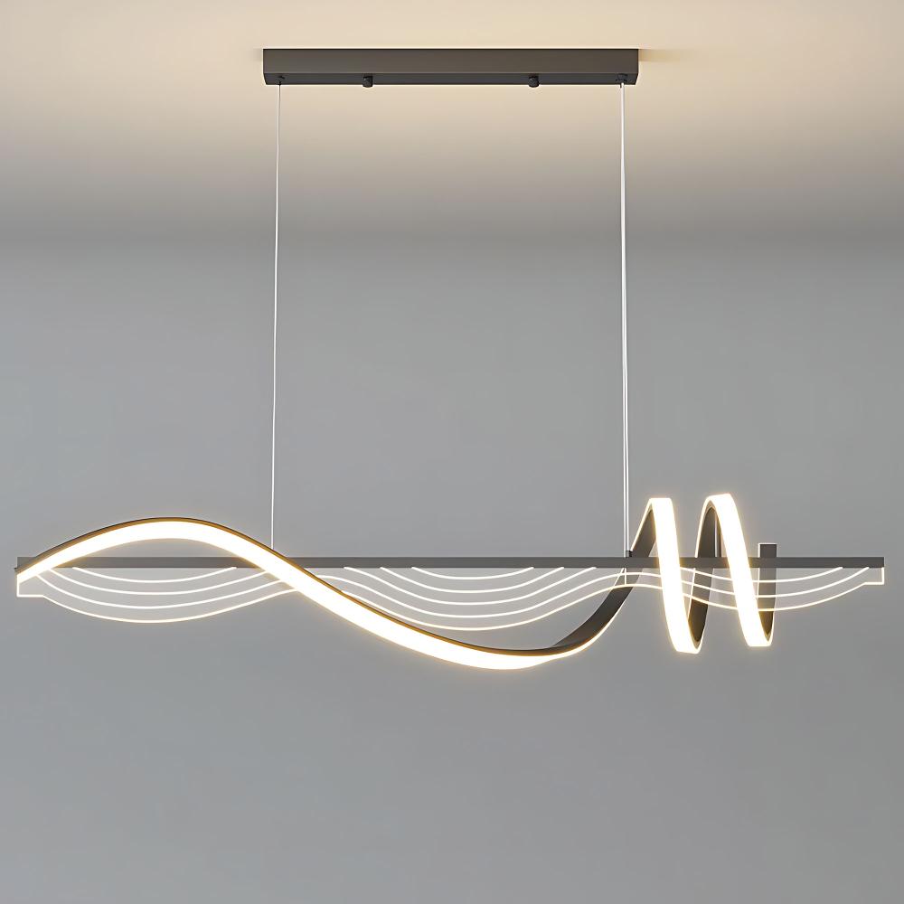 Hängande LED-lampa LHJ041-CP 100 cm SVART