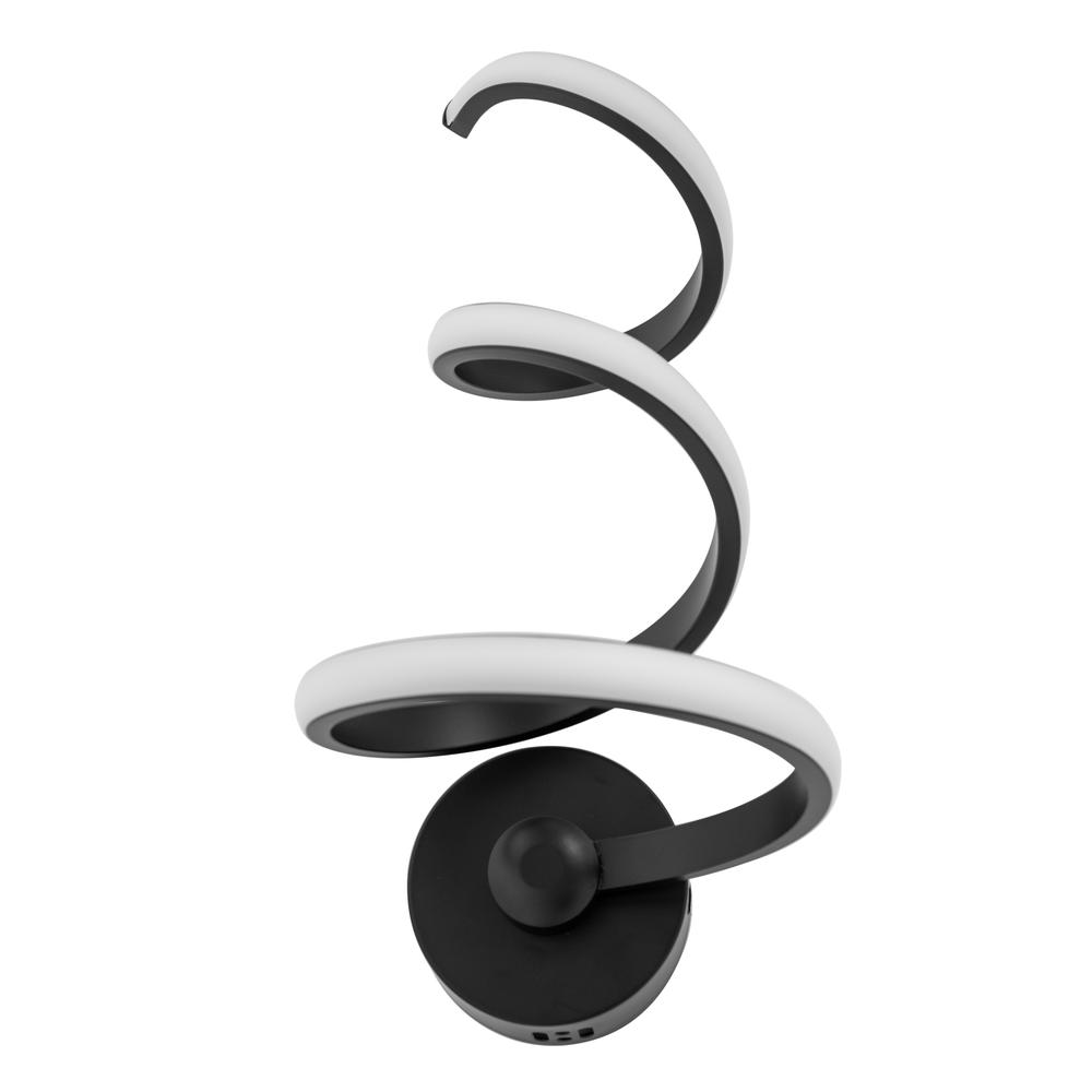 VÄGGLAMPA KINKIET LED SPRING UP APP829-W Svart MATT