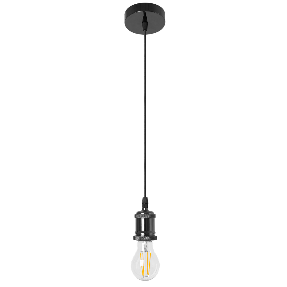 Taklampa hängande LUMO APP008-1CP Svart