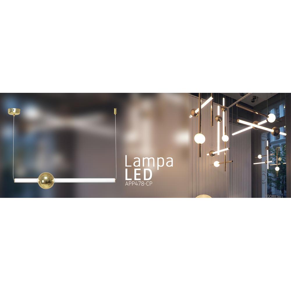 LED-takpendel APP478-CP Vit
