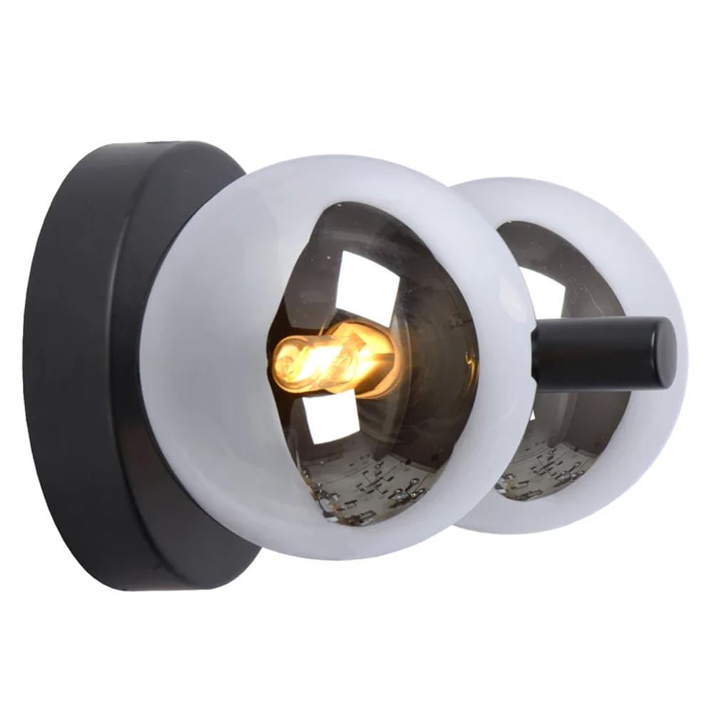 VÄGGLAMPA VÄGGLYKTA APP1162-2W Svart
