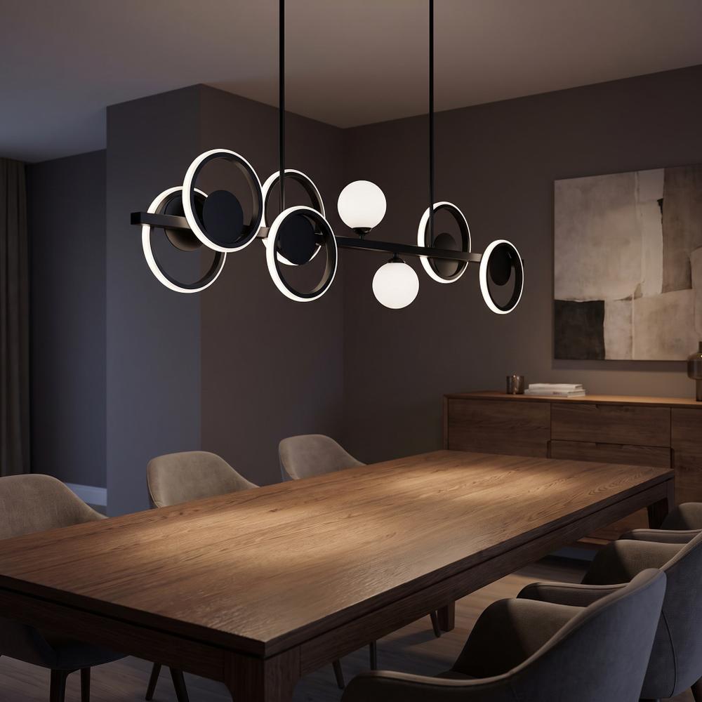APP1199-CP Candeeiro de teto LED preto