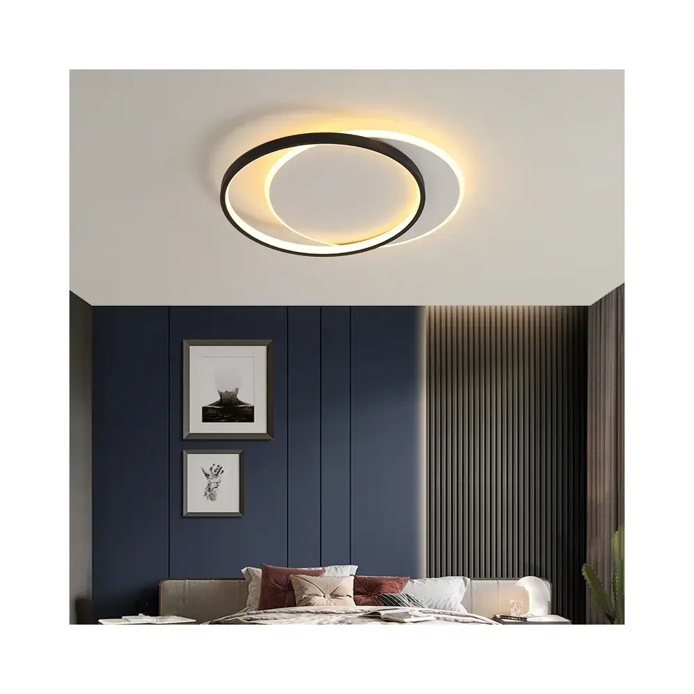 Taklampa LHJ076-C SVART/VIT 40 CM LED