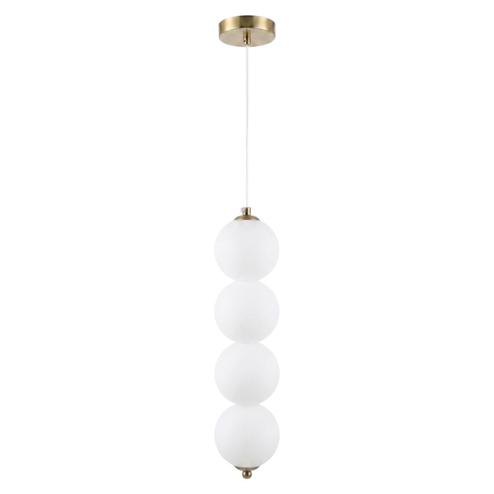 LED taklampa pendel LHJ118-4CP borstat guld