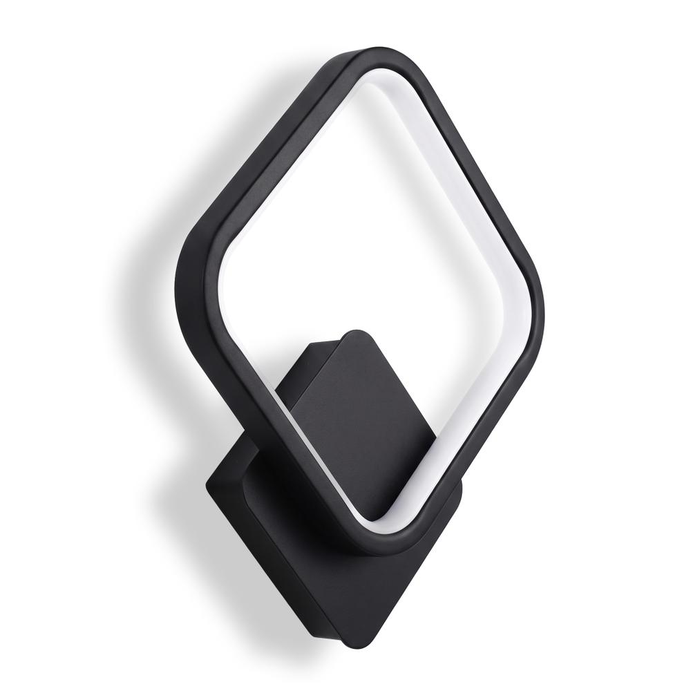 LED vägglampa LHJ122-W Svart