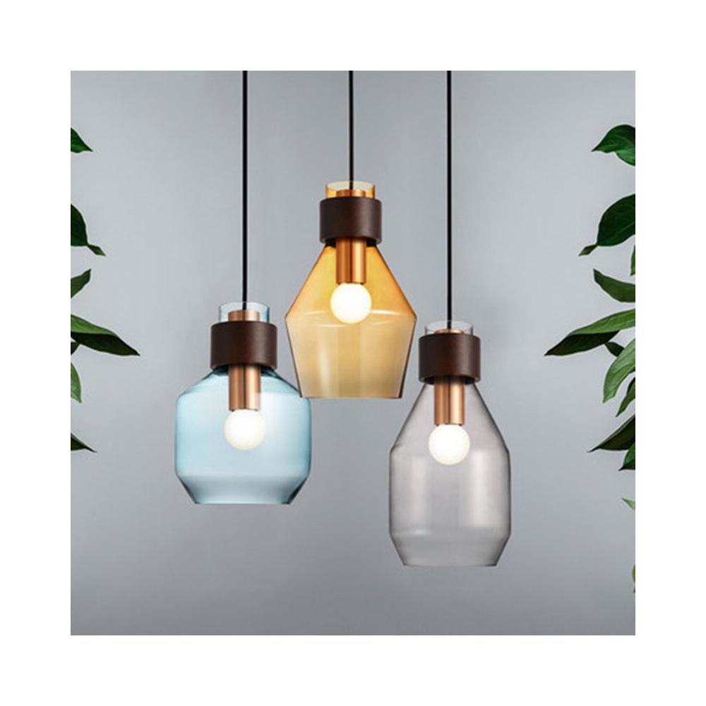 Glas taklampa APP433-1CP Blå