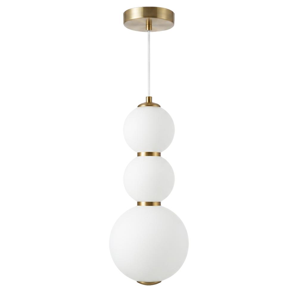 LED taklampa pendel LHJ113-3CP borstat guld