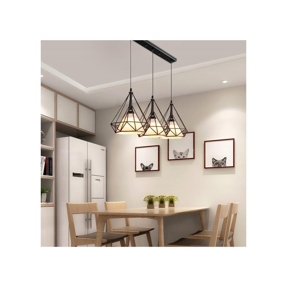 HÄNGANDE TAKLAMPA I LOFTSTIL BELLO 3x E27 APP012-3CP