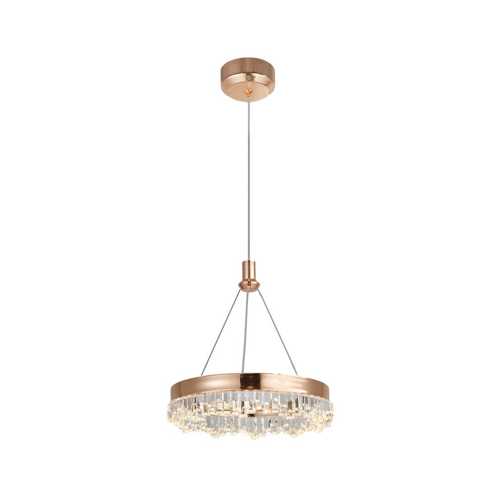 HÄNGLAMPA LED LHJ097-CP LJUS ROSÉGULD