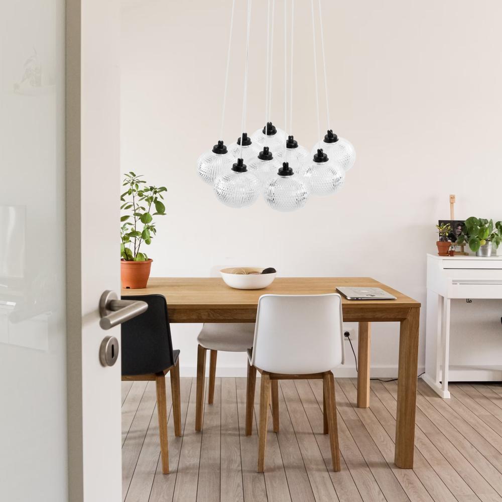 TAKLAMPA MS022-9CP Svart