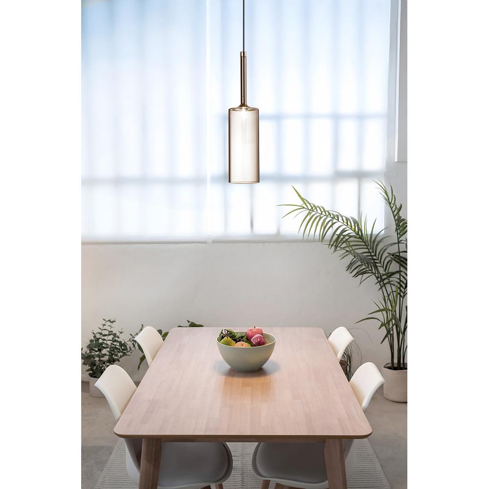 Taklampa Hängande Glaslykta APP1700-1CP AMBER C