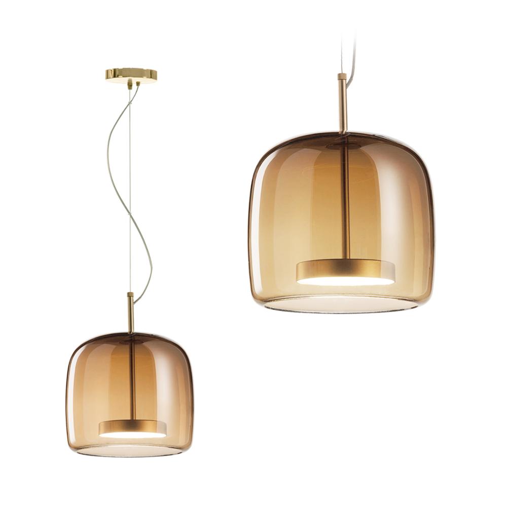 Hängande taklampa i glas Amber APP613-1CP
