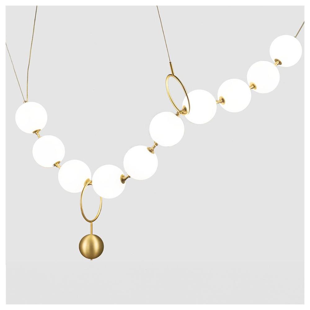 TAKLAMPA HÄNGANDE LED APP1444-10CP Guld