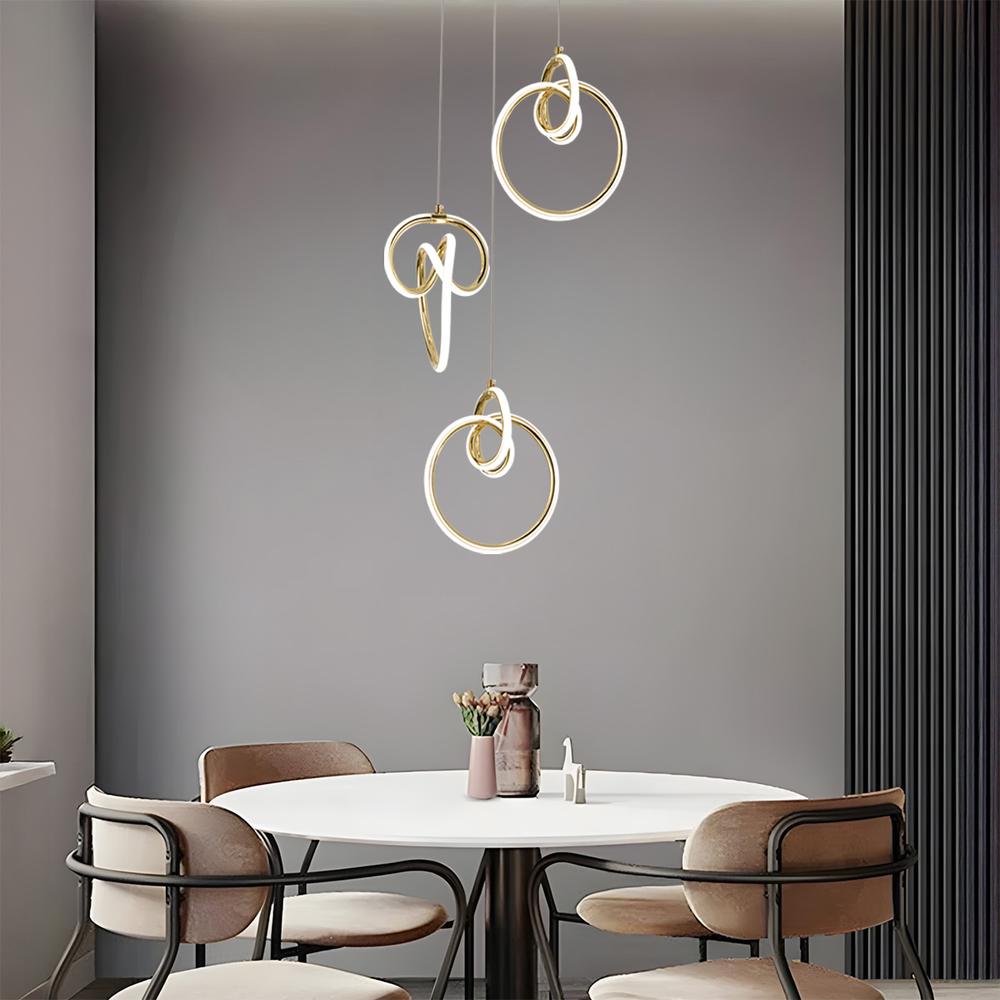 HÄNGLAMPA LED G072-3CPR Guld
