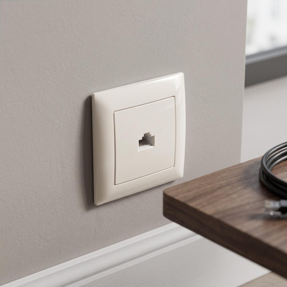 Розетка RJ45 с Рамка OSTE JNH010-S BEIGE