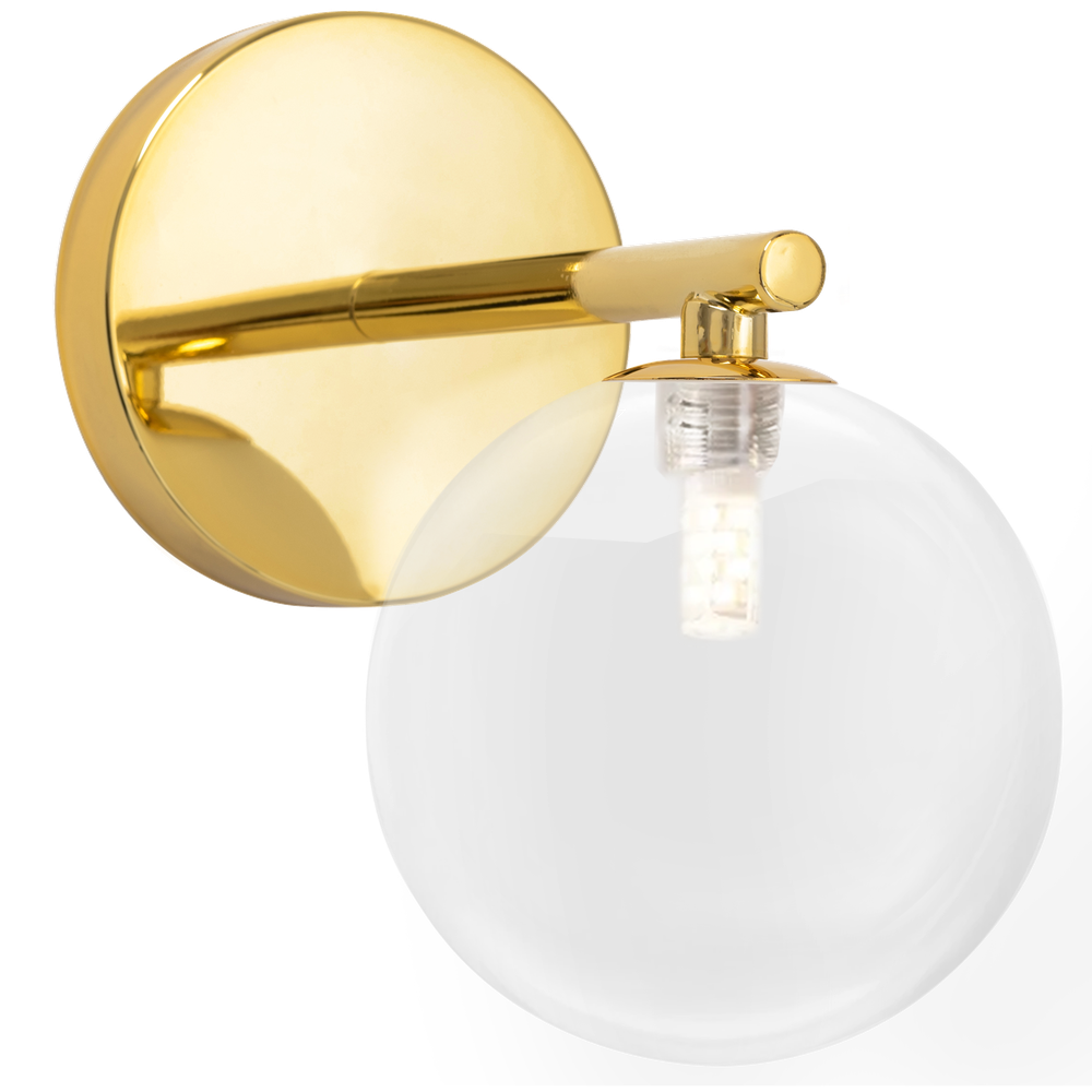VÄGGLAMPA VÄGGLAMPELL APP1161-1W Guld