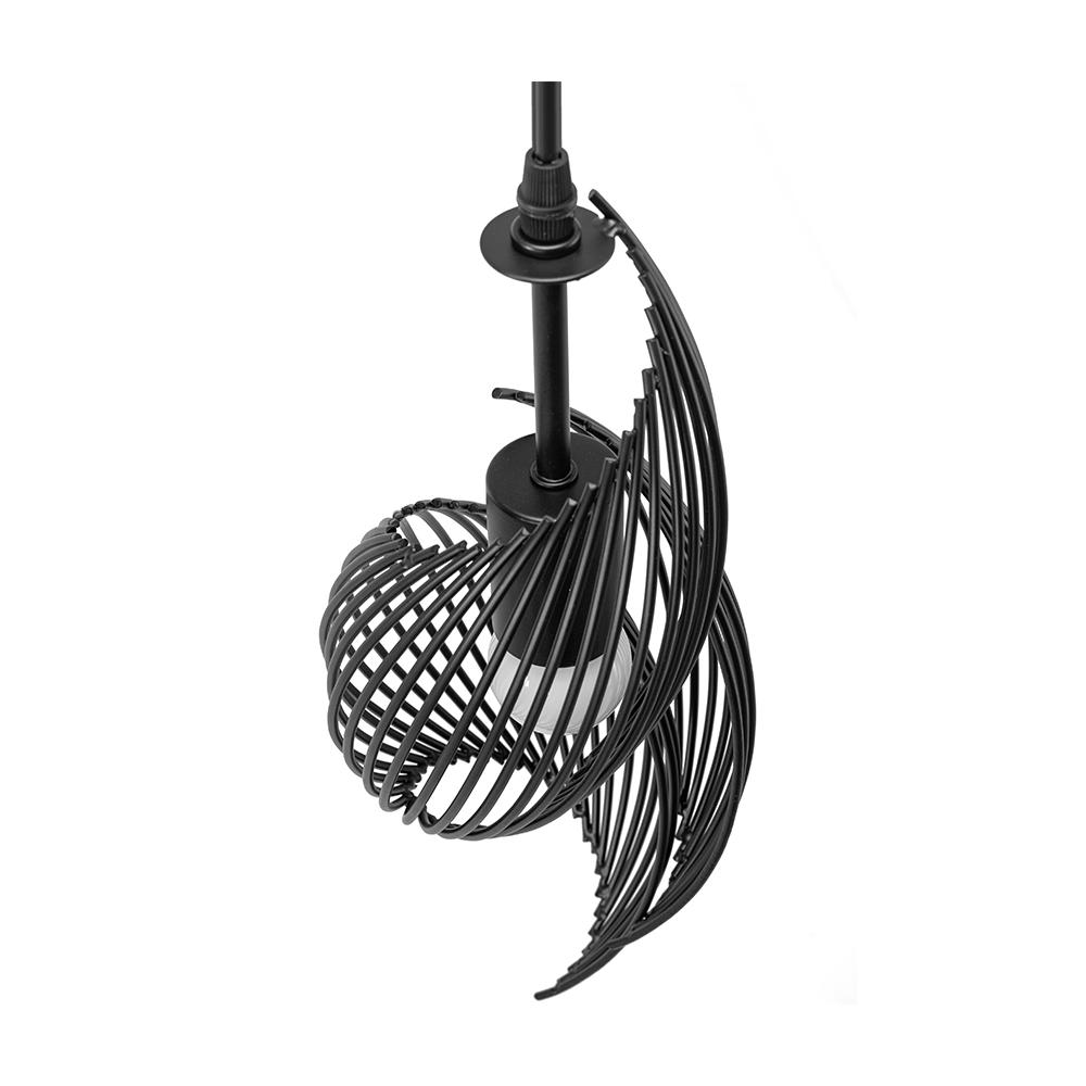 Modern taklampa loft APP977-1CP Svart