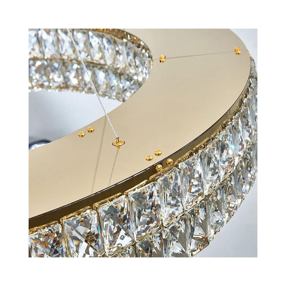 HÄNGANDE TAKLAMPA LED APP1568-CP Guld 60 cm