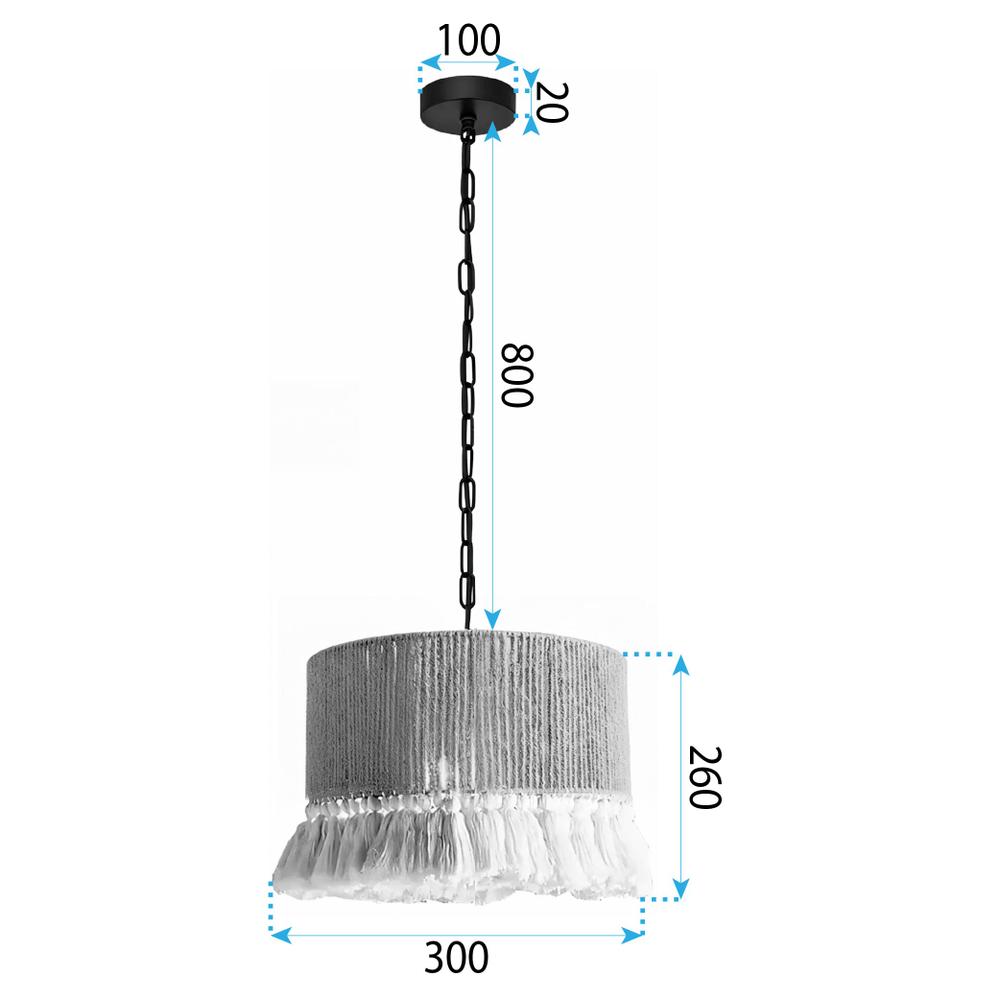 HÄNGENDE TAKLAMPA APP1736-1CP 30 cm
