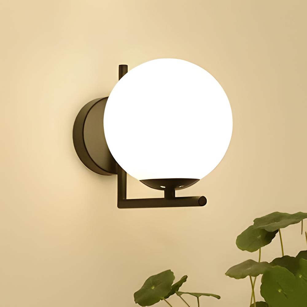 Vägglampa G101-1W Svart Vit