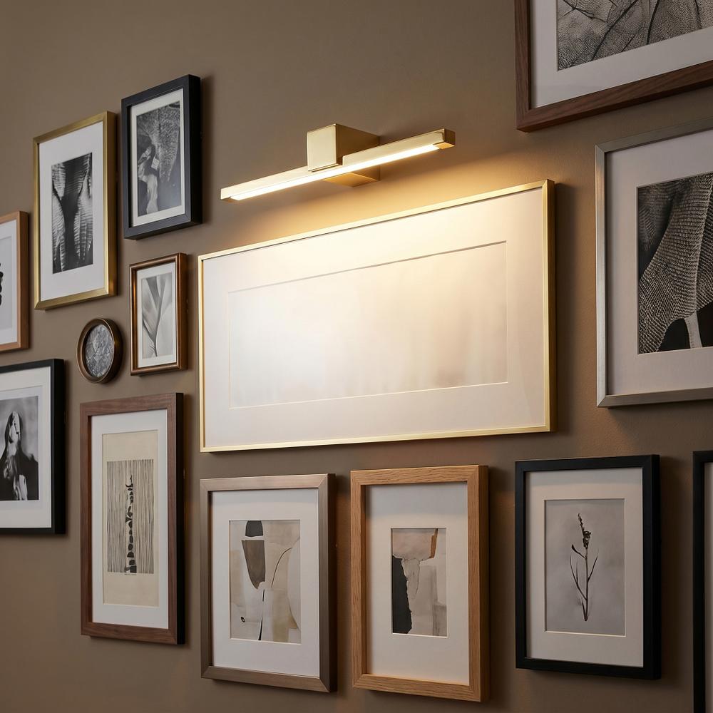 Badrum vägg LED-lampa SWE043-1W 40cm GOLD