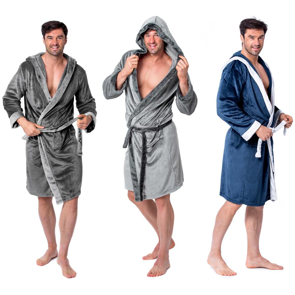 Roupão masculino Comfort Navy