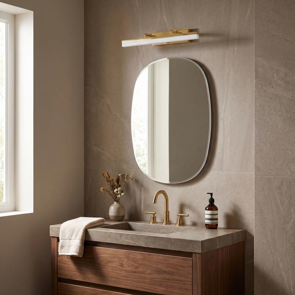 Badrum vägg LED-lampa APP1872 40 CM GOLD