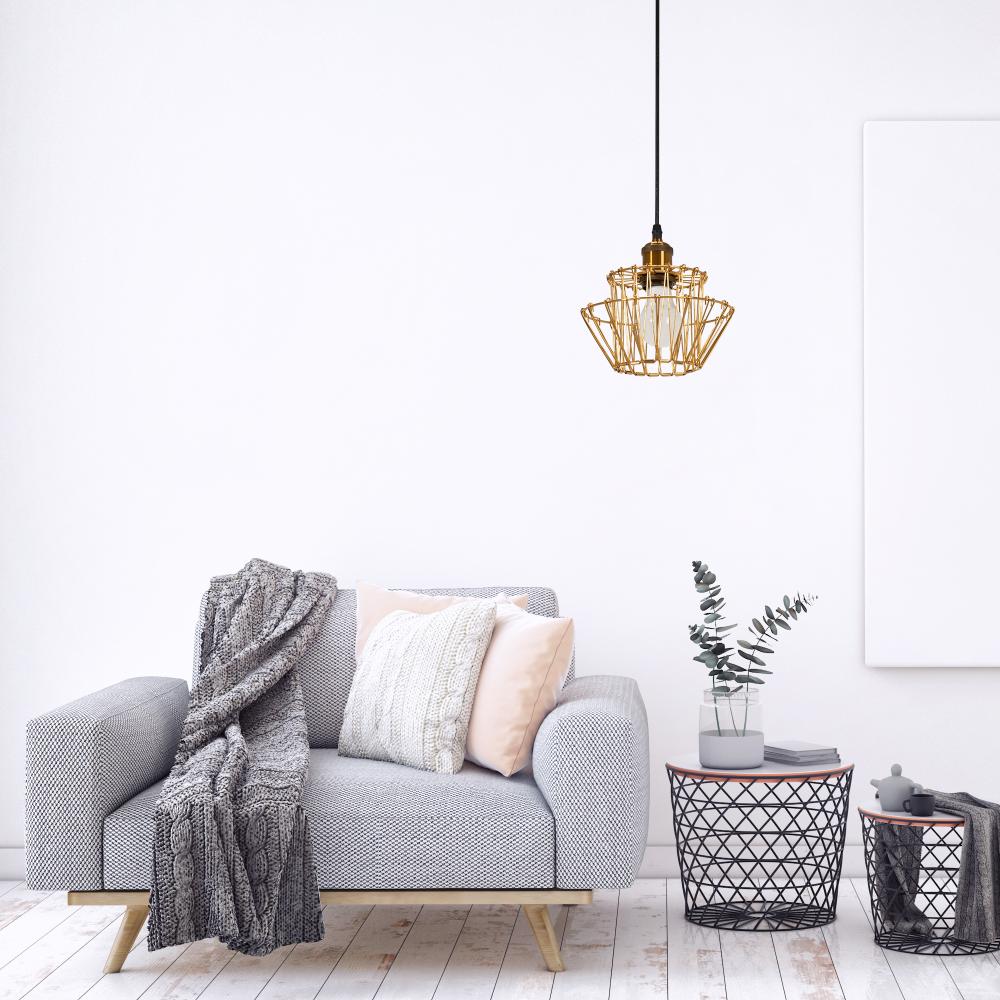 Taklampa Hängande APP942-1CP Set 36 cm Guld