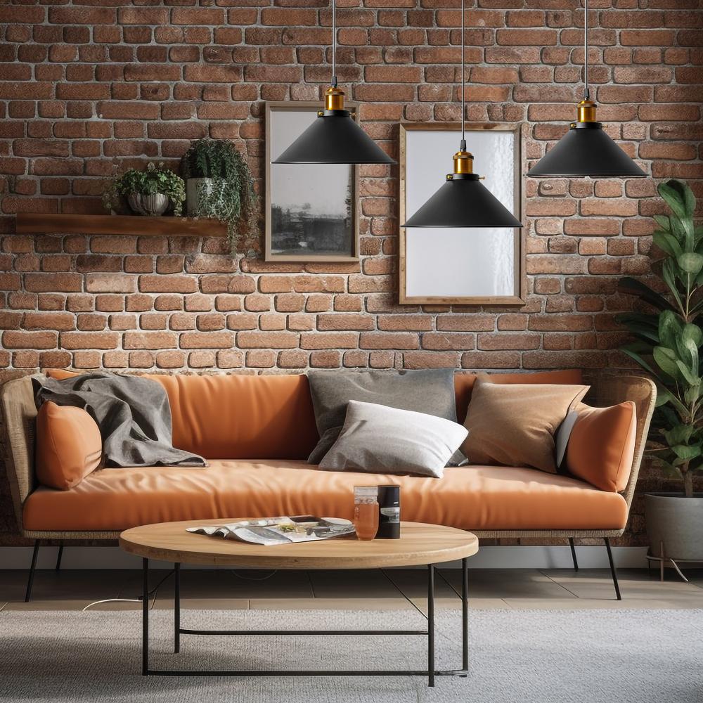 HÄNGENDE TAKLAMPA PORTO APP017-3CP Svart