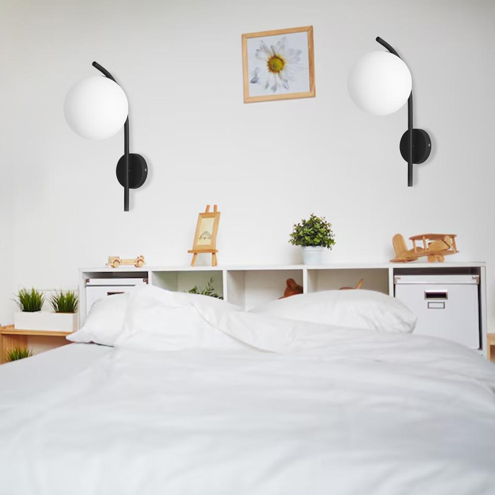 Vägglampa G103-1W Svart