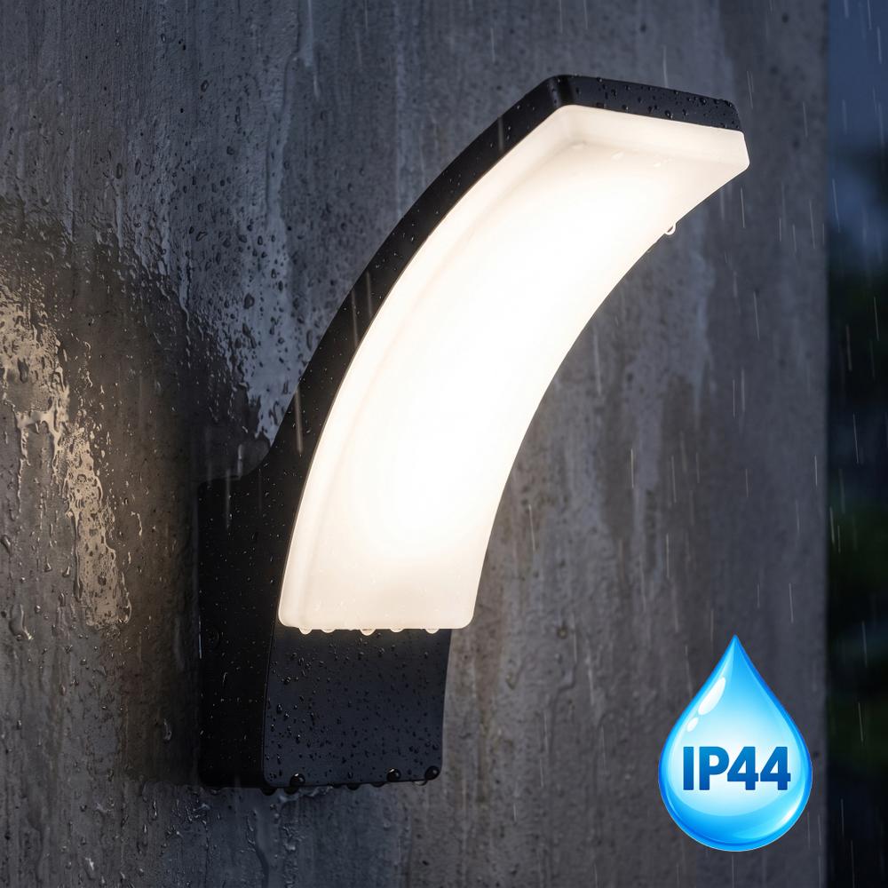 Facade LED wall lamp JNH032-G Black