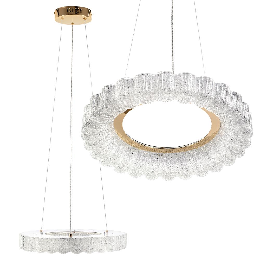HÄNGLAMPA LED MS018-CP Roséguld 40 cm